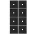 Gas Stove Pad Stovetop Protector Reusable Gas Cooker Cleaning Mat Cookware AccessoryBlack 8Pcs