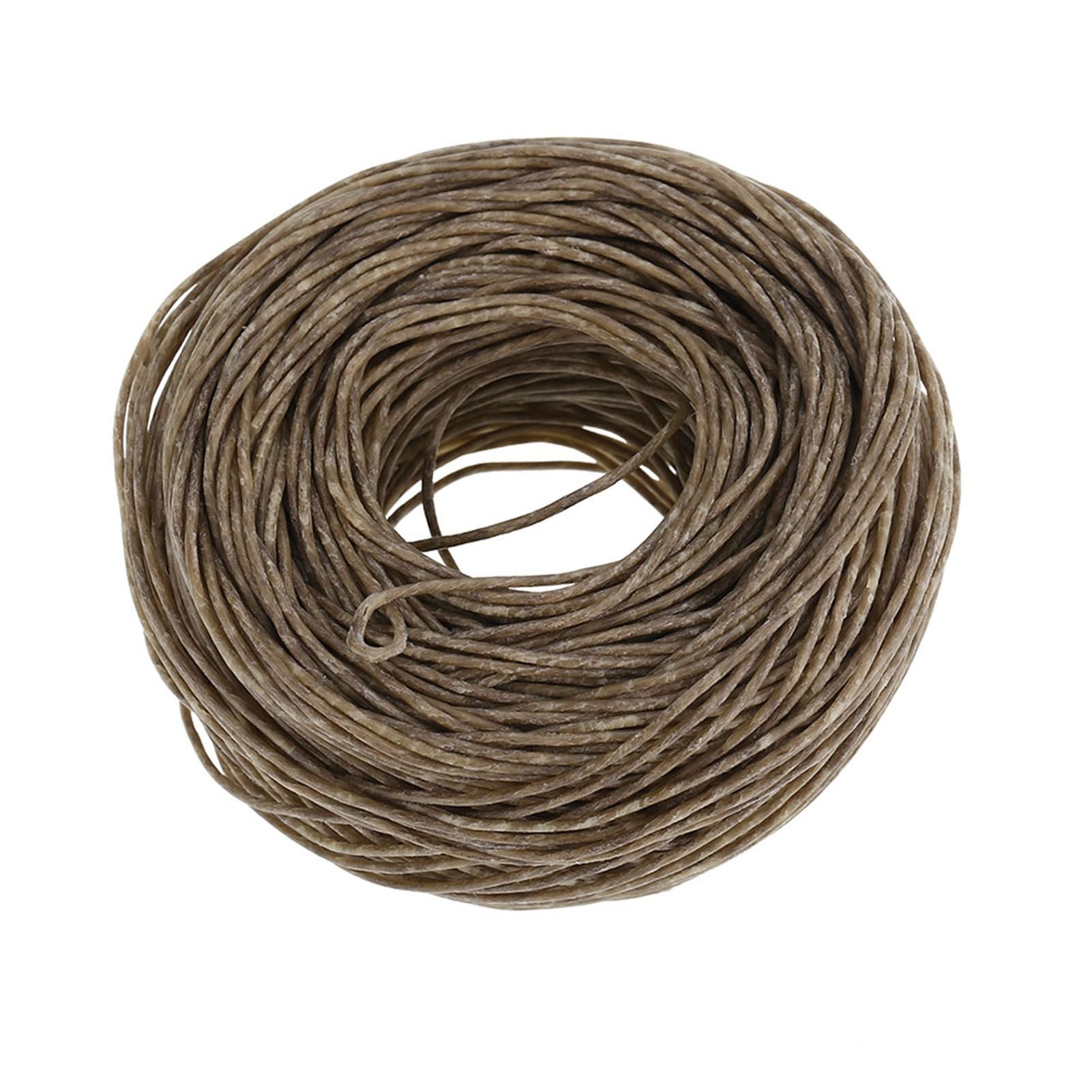 61m Organic Hemp Candle Wick Core with Pure Bee wax for DIY Oil Lamp Dark
