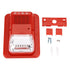 Sound & Light Fire Alarm Warning Strobe Horn Alert Safety System Sensor for Home Office Hotel