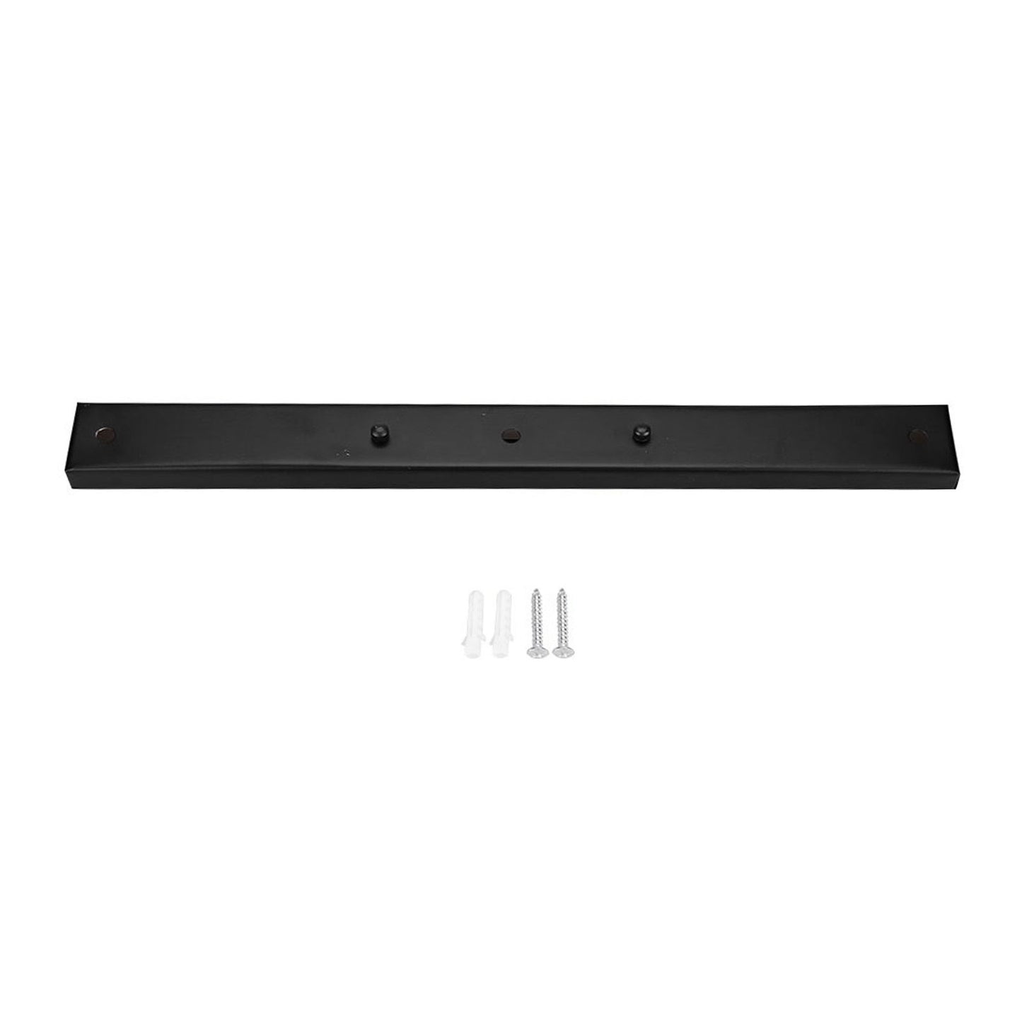 Ceiling Light Plate Holder Fitting Base Rectangular Shape DIY Pendant Lamp Accessories Black