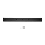 Ceiling Light Plate Holder Fitting Base Rectangular Shape DIY Pendant Lamp Accessories Black