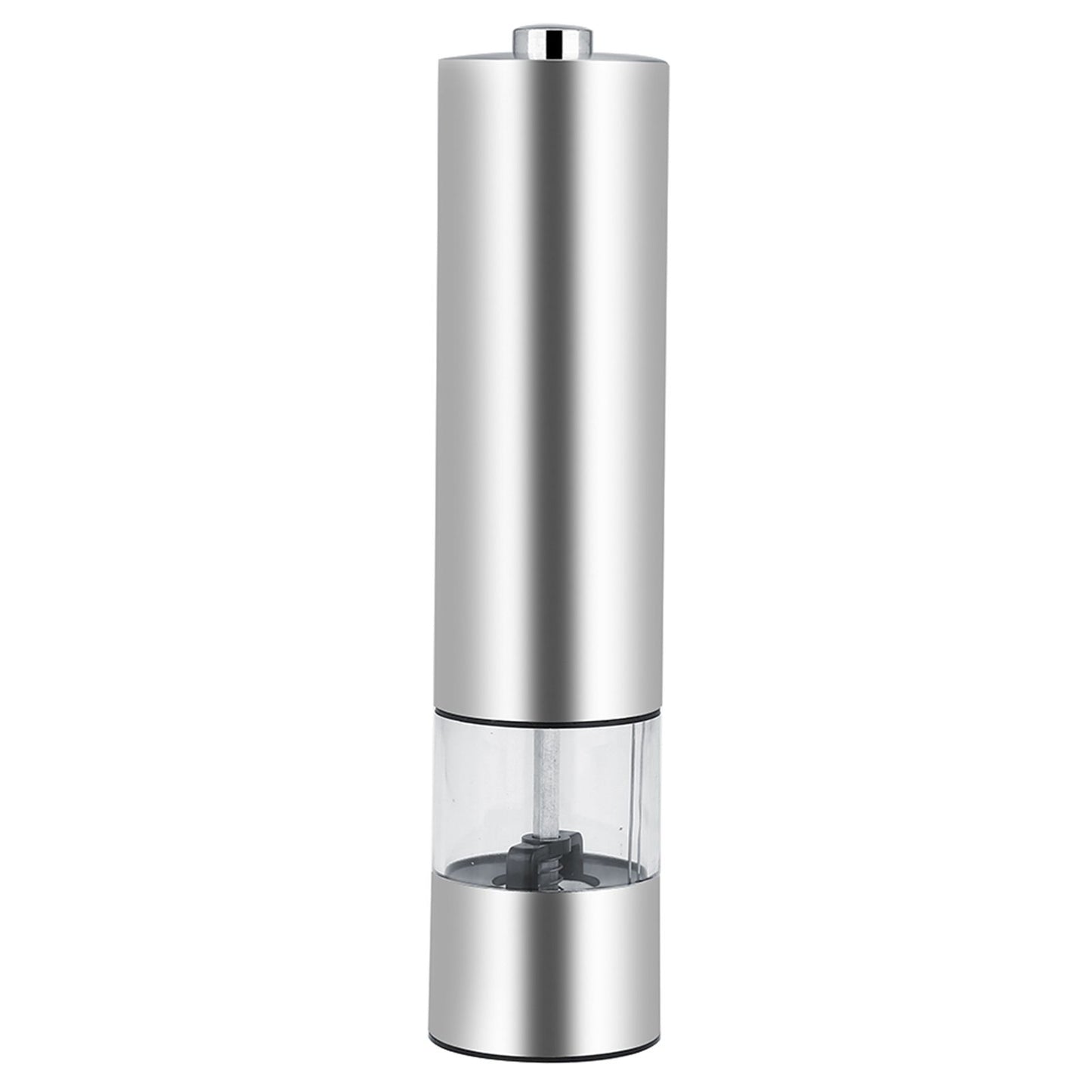 Stainless Steel Electric Salt & Pepper Mill Grinder Adjustable Coarseness Battery Power