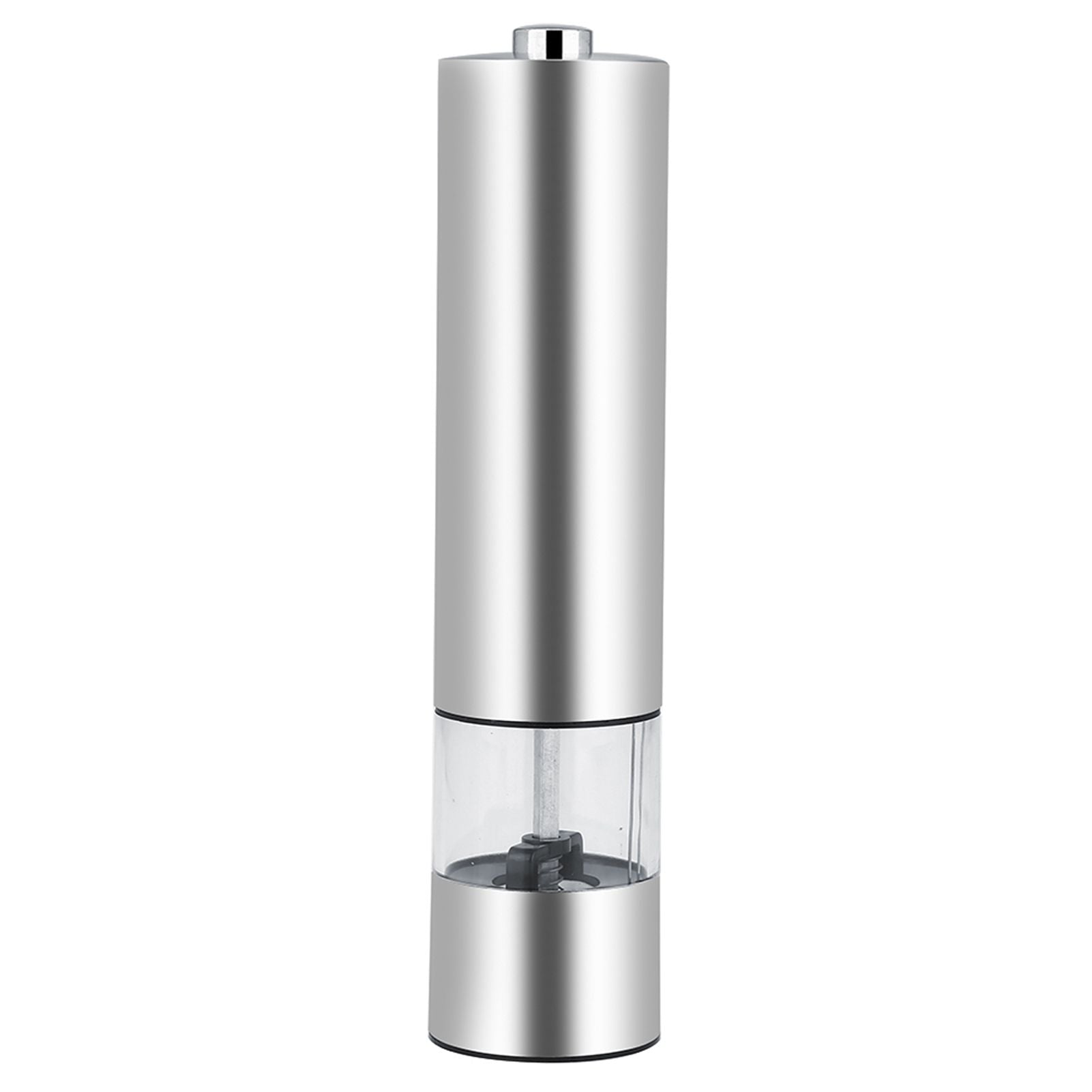 Stainless Steel Electric Salt & Pepper Mill Grinder Adjustable Coarseness Battery Power