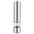 Stainless Steel Electric Salt & Pepper Mill Grinder Adjustable Coarseness Battery Power