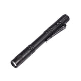 Mini Portable LED Pen Clip Pocket Flashlight High Bright Light Torch Lamp Battery Powered