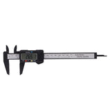 Digital Caliper with Extra Large LCD Screen for Measuring Inside Outside Depth Steps (Black)