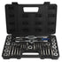 40Pcs M3-M12 Screw Nut Tap and Die Set with Wrenches and Thread Gauge Heavy Duty Hand Tools