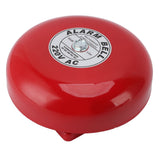 Fire Alarm Bell High Sensitivity Super Loud Sound Electric Round Alarm Bell for School Factory 220V AC