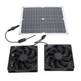 12W 18V Solar Panel Fan Kit Solar Exhaust Fan Up to 3000 RPM IP65 Waterproof for Outside Small Chicken Coops Greenhouses Sheds Pet Houses