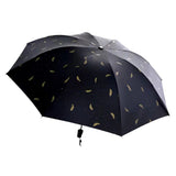 Portable Umbrella Tri Fold 8 Ribs Manual UV Proof Rain Sun Umbrella for Men Women Gift