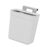 Hanging Trash Can Space Saving Stylish Plastic Small Waste Bin with Lid for Kitchen Bedroom Bathroom Office