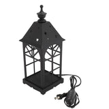 Candle Warmer Lamp Metal Iron Vintage Aromatherapy Wax Melting Lamp Electric Candle Warmer with 2 Bulbs