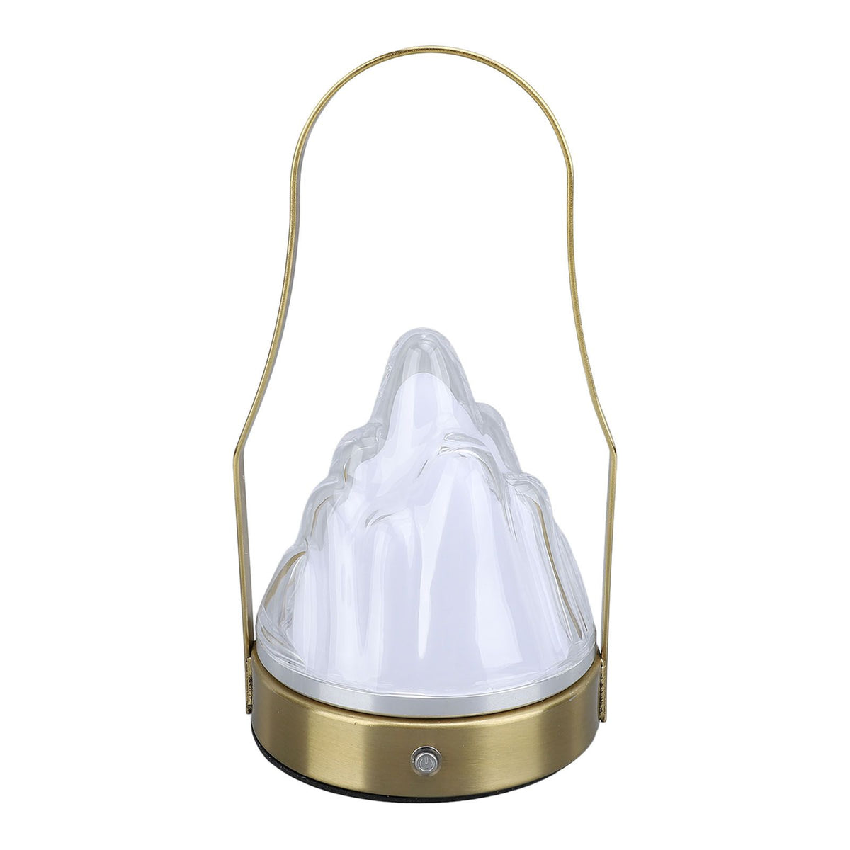 Portable Cordless Table Lamp Acrylic Iron LED 3 Modes Stepless Touch Dimmable USB Rechargeable Modern Table Night Light for Bedside Outdoor Camping