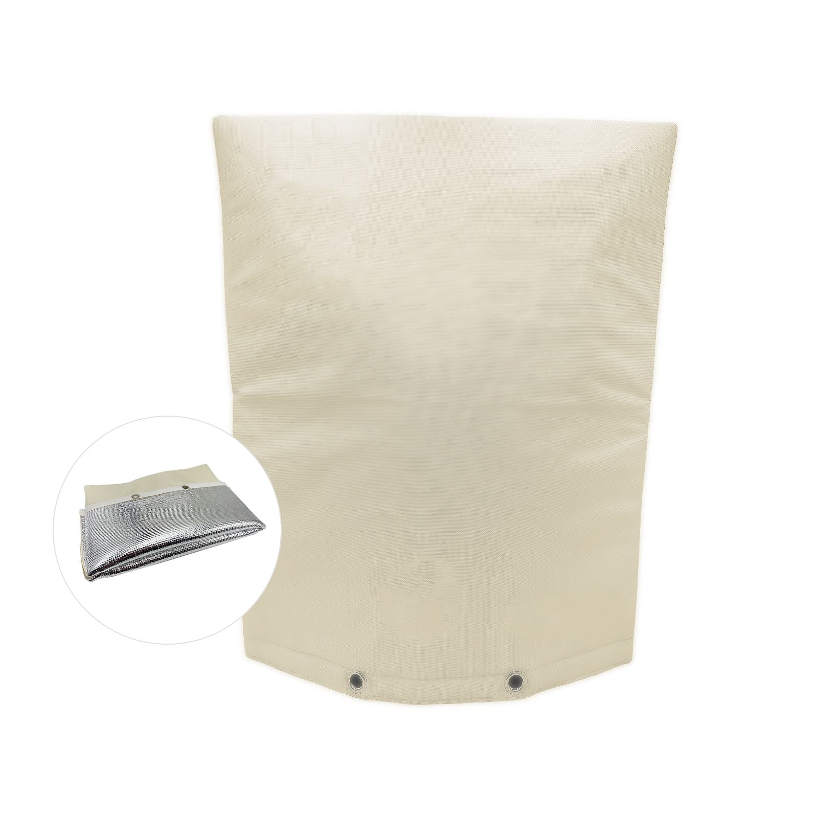 Backflow Insulation Preventer Cover Aluminum Foil Winter Water Faucet Freezing Protection Cover 43x52cm