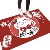 Kitchen Mat Floor Mat Rug Doormat 60x90cm Home Decoration Cat Pattern for Office Hotel