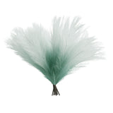 8Pcs Artificial Pampas Grass Versatile Decorative Gradient Green Modern Vase Filler Faux Pampas Grass For Home Office Parties