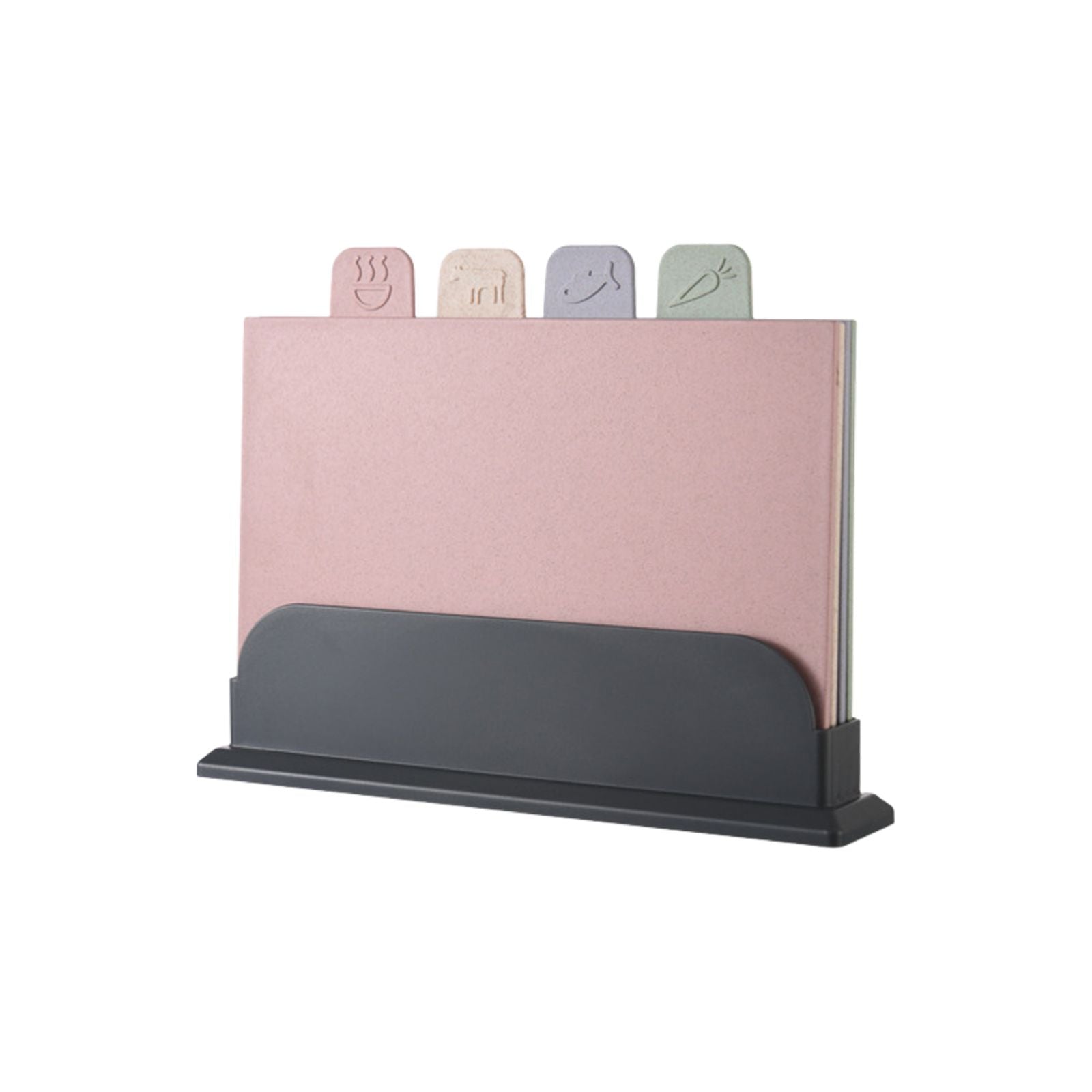 4 Pcs Creative Complementary Food Special Wheat Straw Cutting Board PP Plastic Cutting Board Cutting Board