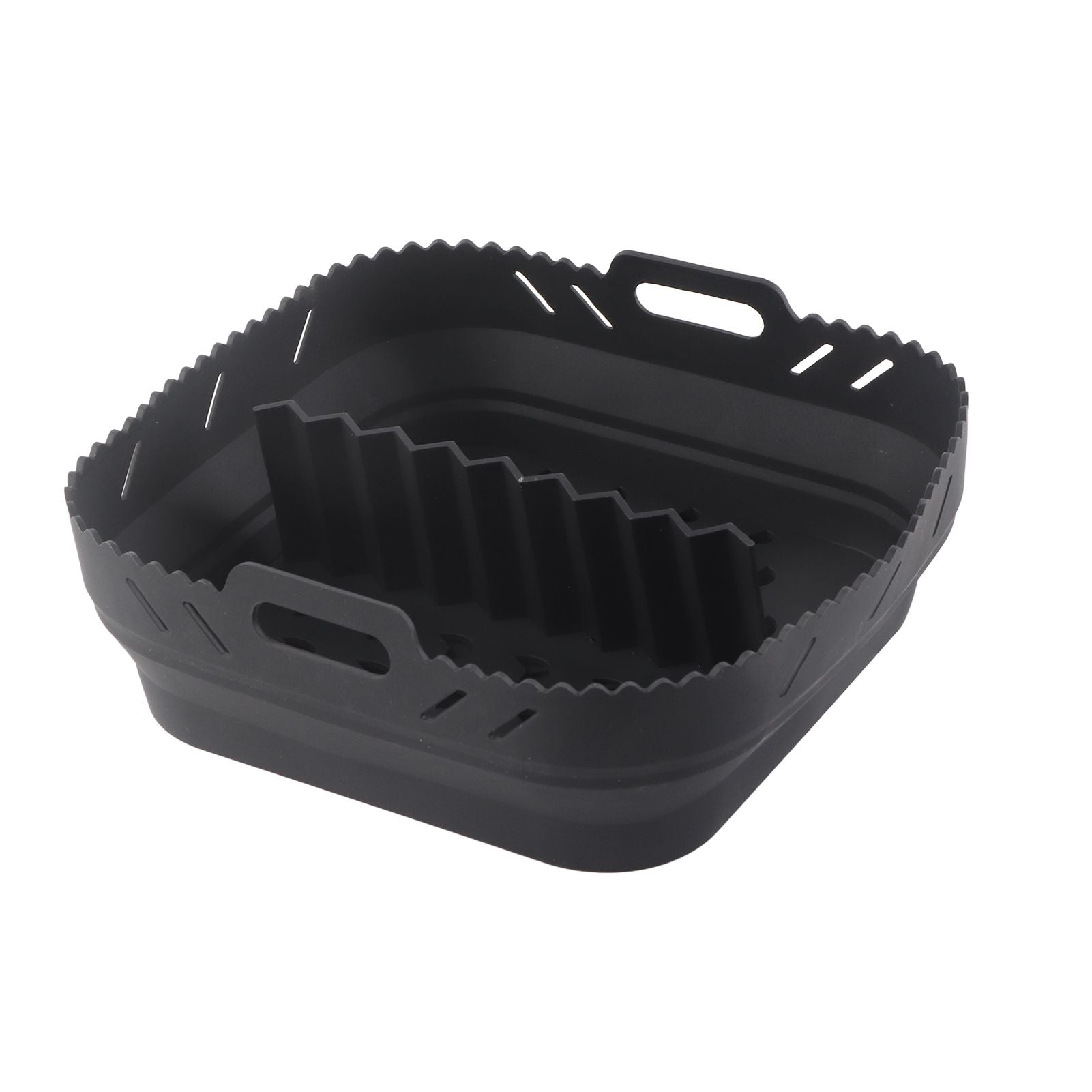Square Air Fryer Silicone Baking Pan with Silicone Mat Air Fryer Pan