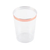 20pcs 9oz 270ml Hard Plastic Airline Cup Water Cup Wine Glass For Dessert Western Food Party Party