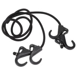 Camping Rope Strap UV Resistant POM Material Black Hooks Function Bungee Cords for Luggage Bundling