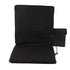 Electric Heating Seat Cushion Foldable Stadium Seats Heated Cover Pads with Backrest for Camping Fishing Hunting Black