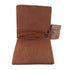 Electric Heating Seat Cushion Foldable Stadium Seats Heated Cover Pads with Backrest for Camping Fishing Hunting Khaki