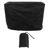 Ping Pong Table Dust Cover 190 Silver Coating Waterproof Table Tennis Cover for Outdoor Courtyard Drawstring Style 155x75x150cm / 61.0x29.5x59.1in Black