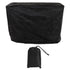 Ping Pong Table Dust Cover 190 Silver Coating Waterproof Table Tennis Cover for Outdoor Courtyard Drawstring Style 155x75x150cm / 61.0x29.5x59.1in Black