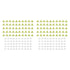 100PCS Livestock Ear Tag Bright Yellow PP Fadeless Reusable Universal Animal Ear Tag for Rabbit
