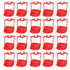 20Pcs Chicken Automatic Waterer Cups Rust Proof Bright Color Chicken Drinking Cups for Farm Red