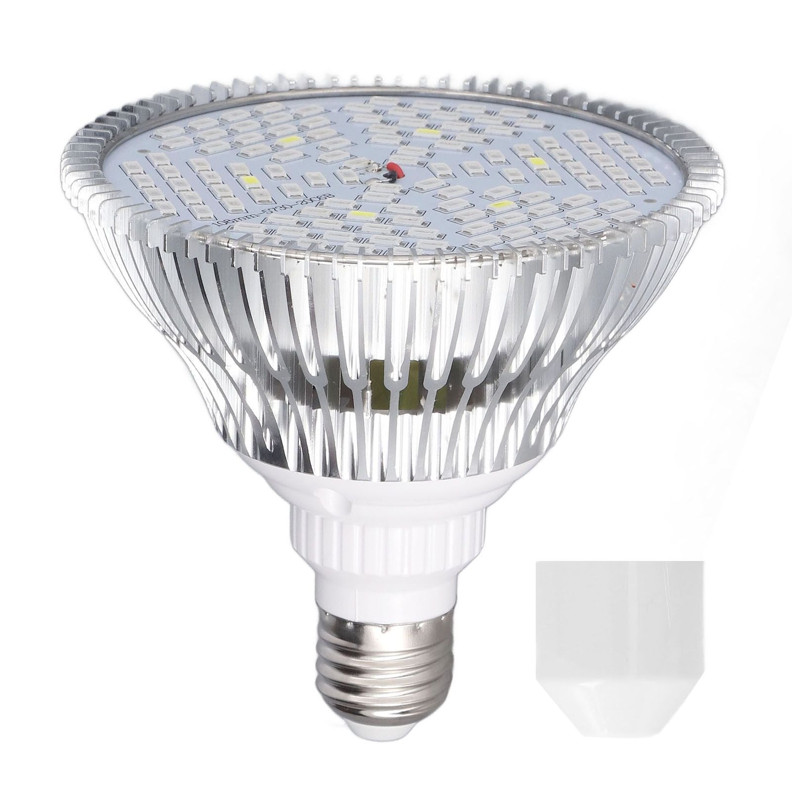 LED Grow Lamp Bulb E27 Low Power Consumption Full Spectrum Low Heat Generation LED Plant Growth Lamp Bulb 85‑265V 80W, 120 Beads