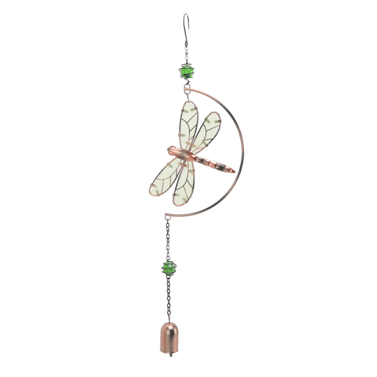 Dragonfly Wind Chimes Waterproof Beautiful Melody Iron Hanging Ornaments for Home Decoration