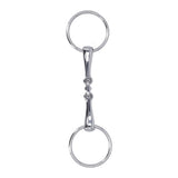 Horse Snaffle Stainless Steel Flexible Jointed Wearable Rust Proof O Ring Horse Mouth Bit for Horse Racing