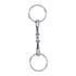 Horse Snaffle Stainless Steel Flexible Jointed Wearable Rust Proof O Ring Horse Mouth Bit for Horse Racing