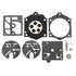 Carburetor Carb Paper Pad Gasket Kits for Walbro K10 HDC Fits for Stihl 015 015AV 15AVE 015L Chainsaw