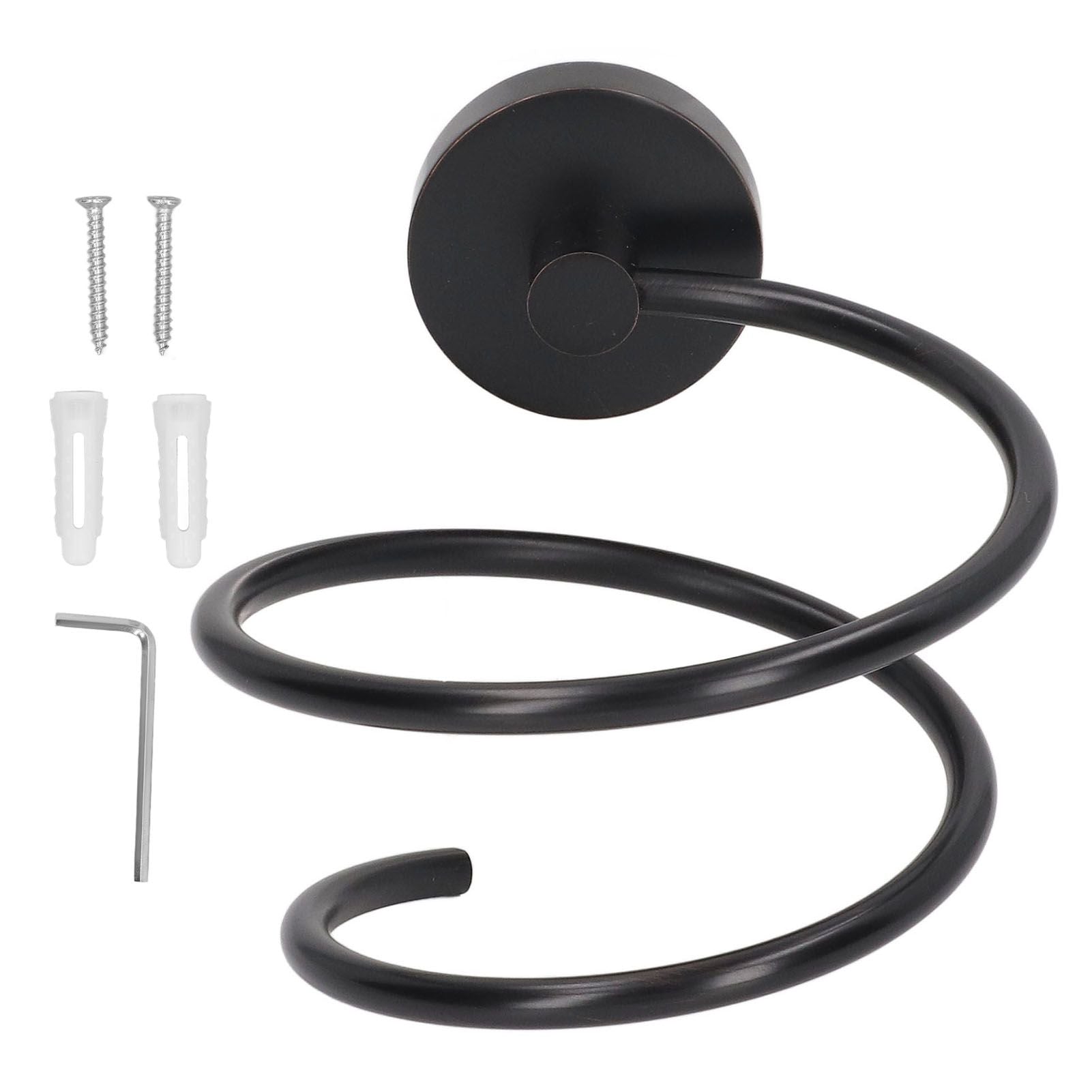 304 Stainless Steel Hair Dryer Rack Keep Tidy Wall Mount Blow Hair Dryer Holder for Bathroom ORB