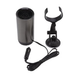Car Heater Front Windshield Defogging Heater Defroster Car Air Purifying Heater 12V with Suction Cup Bracket