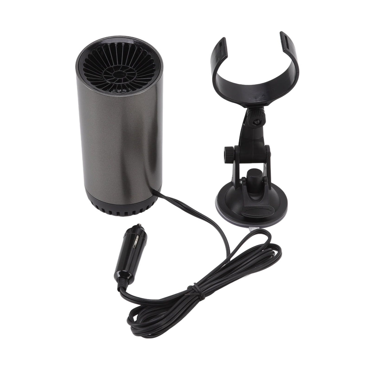 Car Heater Front Windshield Defogging Heater Defroster Car Air Purifying Heater 12V with Suction Cup Bracket