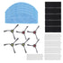 Robot Cleaner Rag Filter Set Replaceable Reusable Robot Cleaner Side Brush Set for Yeedi K600 K700 K680