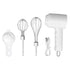 Cordless Electric Hand Mixer USB Rechargable Handheld Eggbeater Electric Milk Frother with 2 Stir Sticks for Home White