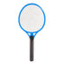 Electric Fly Swatter Racket Professional Triple Layer Large Mesh Safety Mosquito Bat for Home Camping Outdoor Blue
