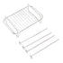 Fryer Rack Stainless Steel Rectangle Double Layer Fryer Accessory for NINJA FOOD 8QT Dual Basket Fryer
