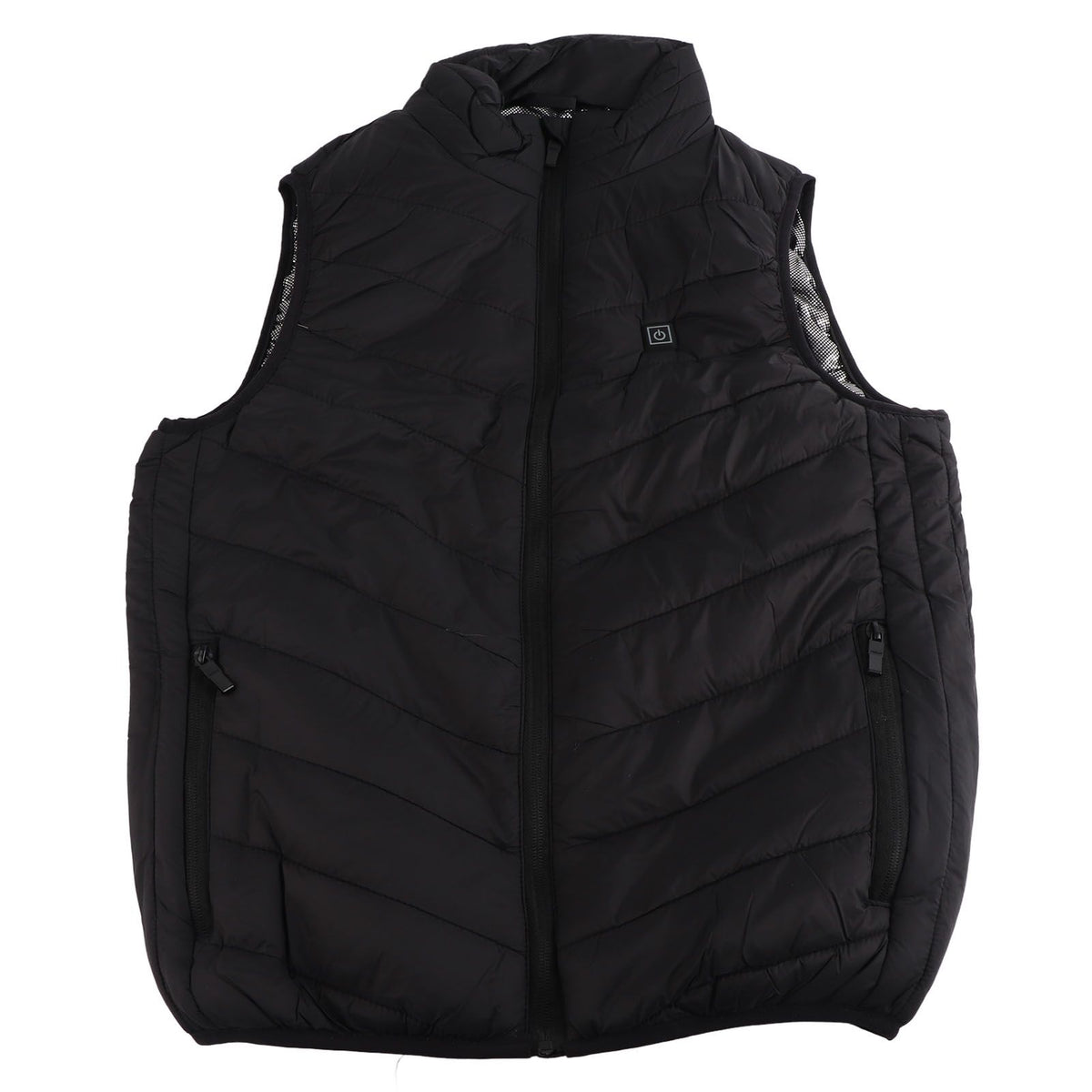 Heated Jacket Unisex 3 Gears Four Zones Heating Polyester Fiber Electric Thermal Vest for Outdoor Winter XXXL