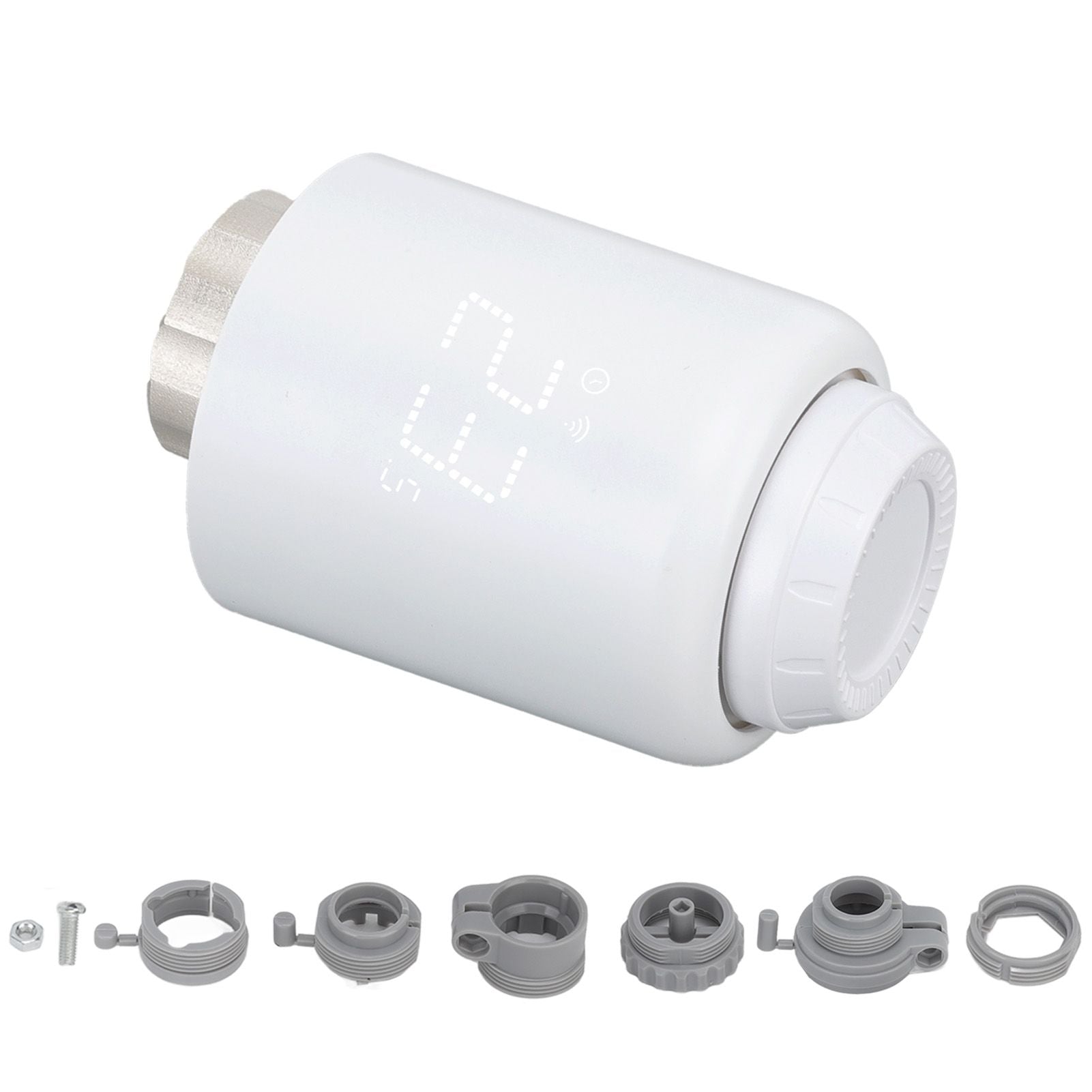 Smart Thermostat Radiator Rotatable Screen Programmable Schedule Intelligent Radiator Thermostat Valve for Zigbee