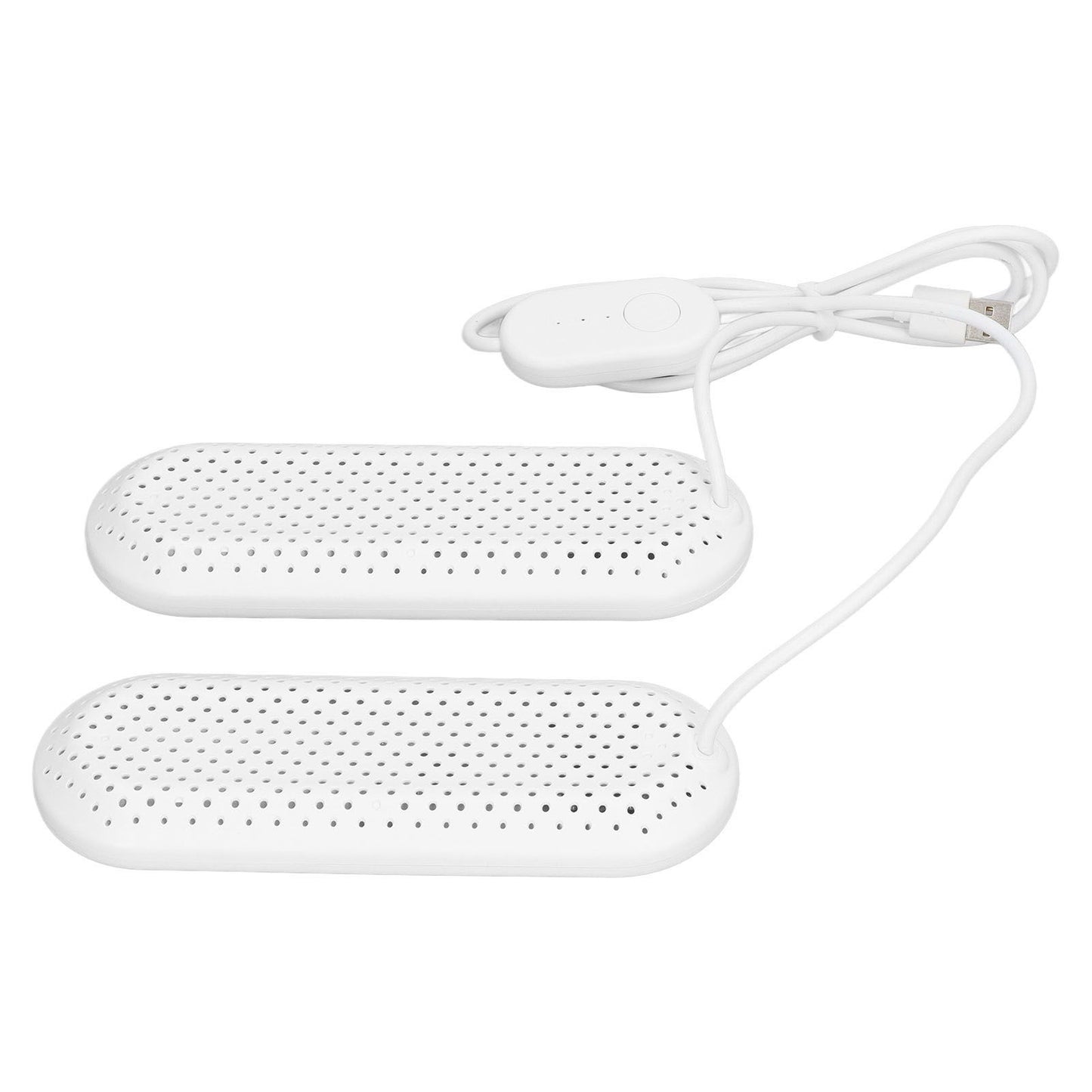 Household USB Shoe Dryer Student Dormitory Adult Deodorizing Boot Shoes Dryer with Timer White