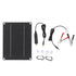 Solar Panel 10W Portable Compact Thin Waterproof Flexible Solar Charging Panel for Car Home Boat 23x17cm