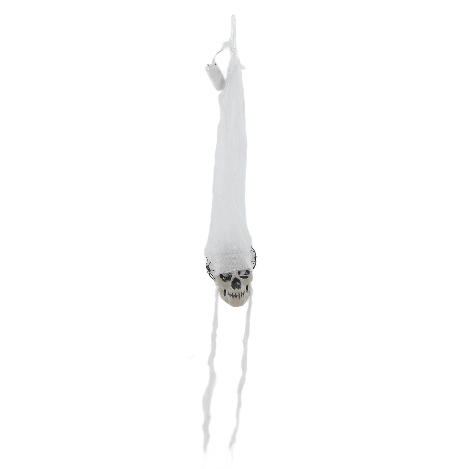 Hanging LED Skull Decoration Hanging LED Halloween Decoration for Indoor Outdoor Tree Lawn Party Home Type A