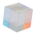 Prism Cube Optical Glass RGB Dispersion Color Cube Sun Catcher X Cube Prism Birthday Gift 15x15x15mm/0.6x0.6x0.6in