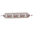 Christmas Table Runner Reusable Washable 1.8m Long Knitted Fabric Table Runner Holiday for Home Cafe Type 2
