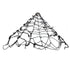 5x5m Spider Web Halloween Decoration Spooky Halloween Party Decorative Cobwebs for Indoor Outdoor Haunted Houses